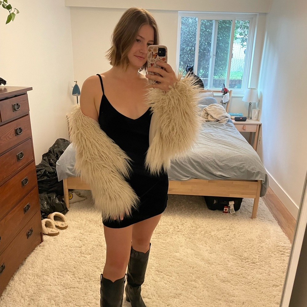 Mongolian Fur Style Shaggy Jacket